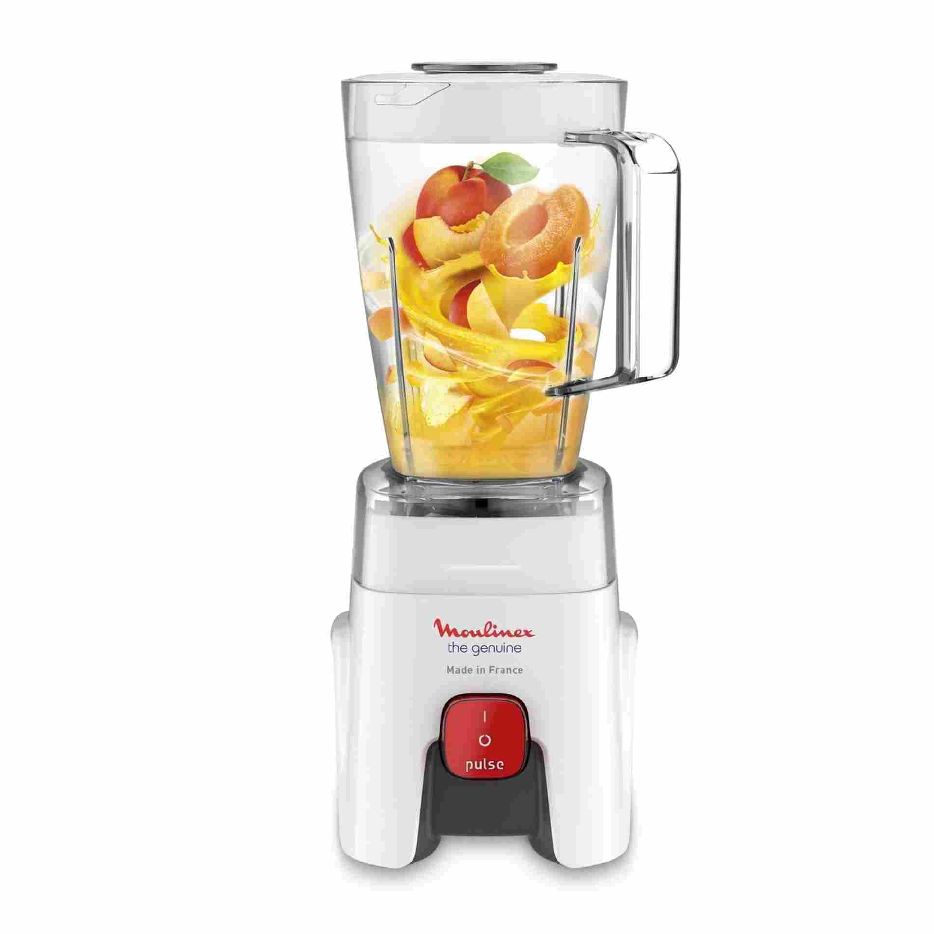 Moulinex Blender LM242B28 | 500W | 1.75L | 2 Attachments | Made in France