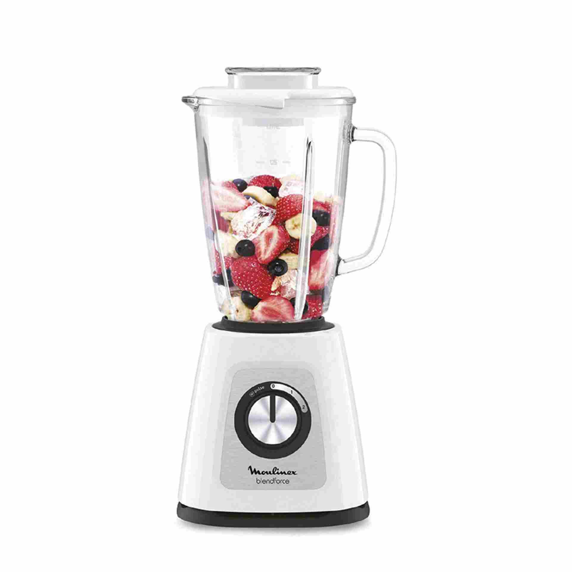 Moulinex Blendforce Glass Blender LM435127 | 700W | 1.75L Glass Jar | Ice Crusher | Made in China