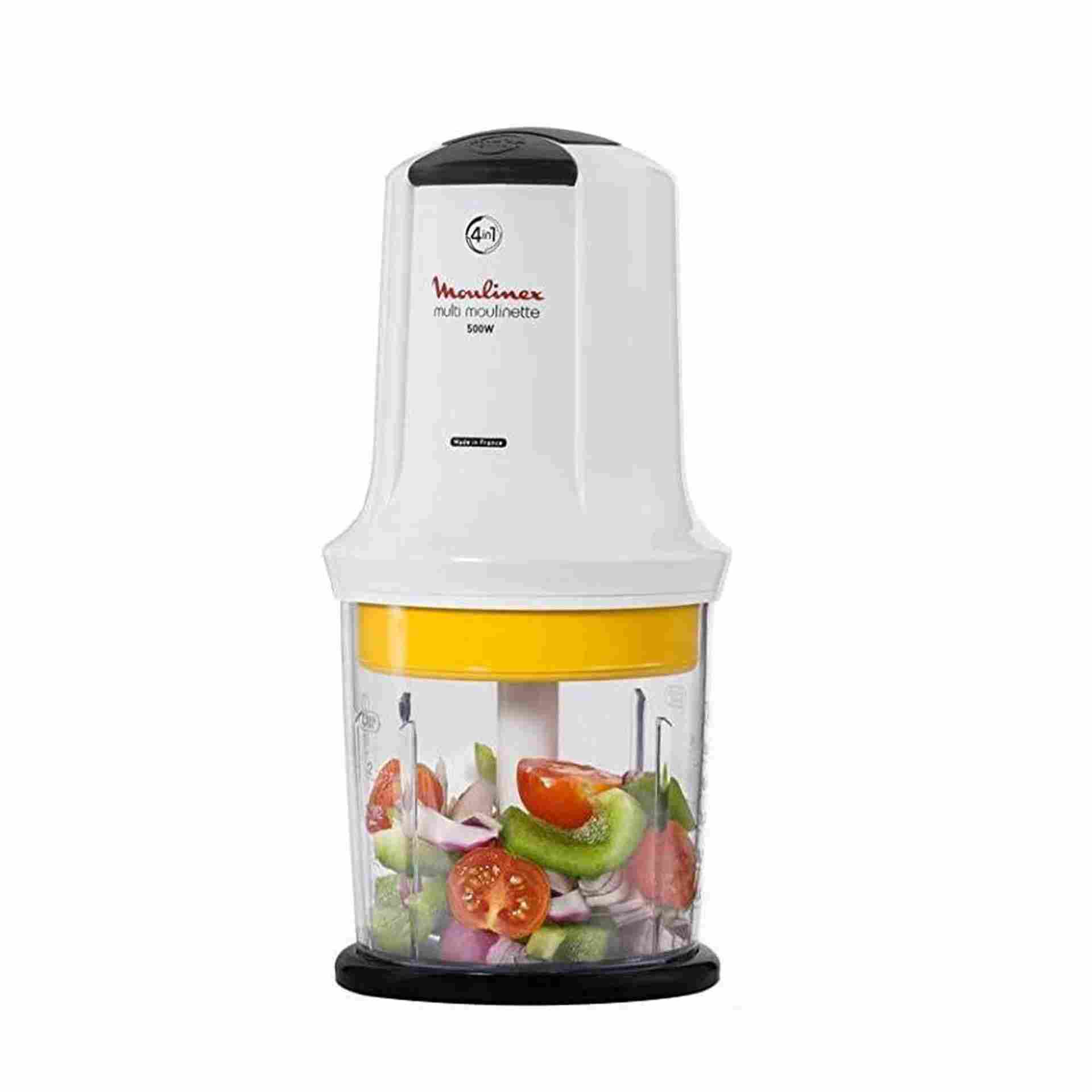 Moulinex Chopper Multimoulinette XXL AT723127 | 500W | 800ml | 6-in-1 Functions | Made in France