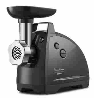 Moulinex Meat Mincer ME682827 | 2000W | 4-in-1 | Black Body with Handle | Made in France