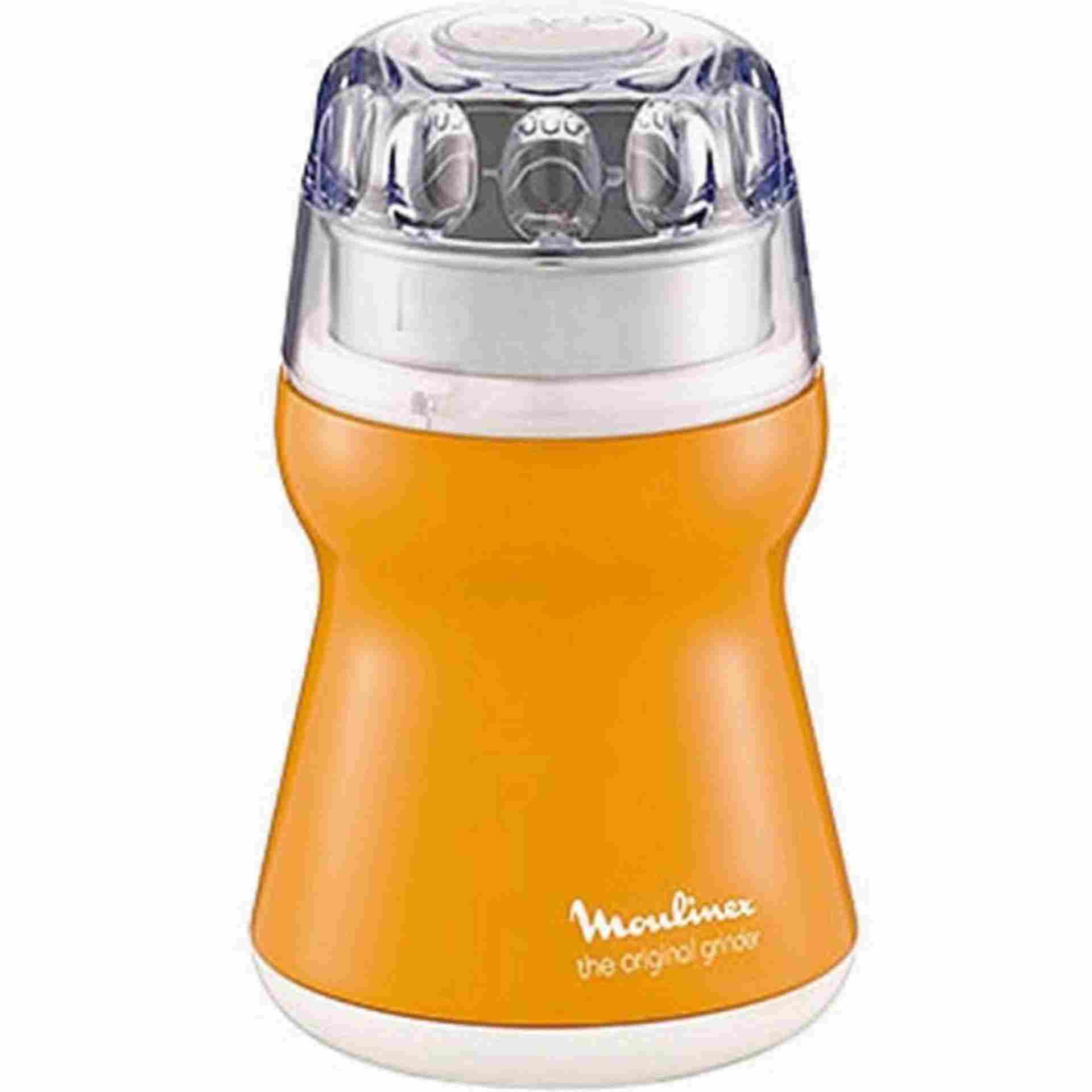 Moulinex Coffee Grinder AR110O27 | 180W | 50g Capacity | 1-2-3 System | Orange