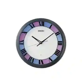 Seiko QHA010KL Wall Clock | 35cm | Auto Constant Light | Amber LED