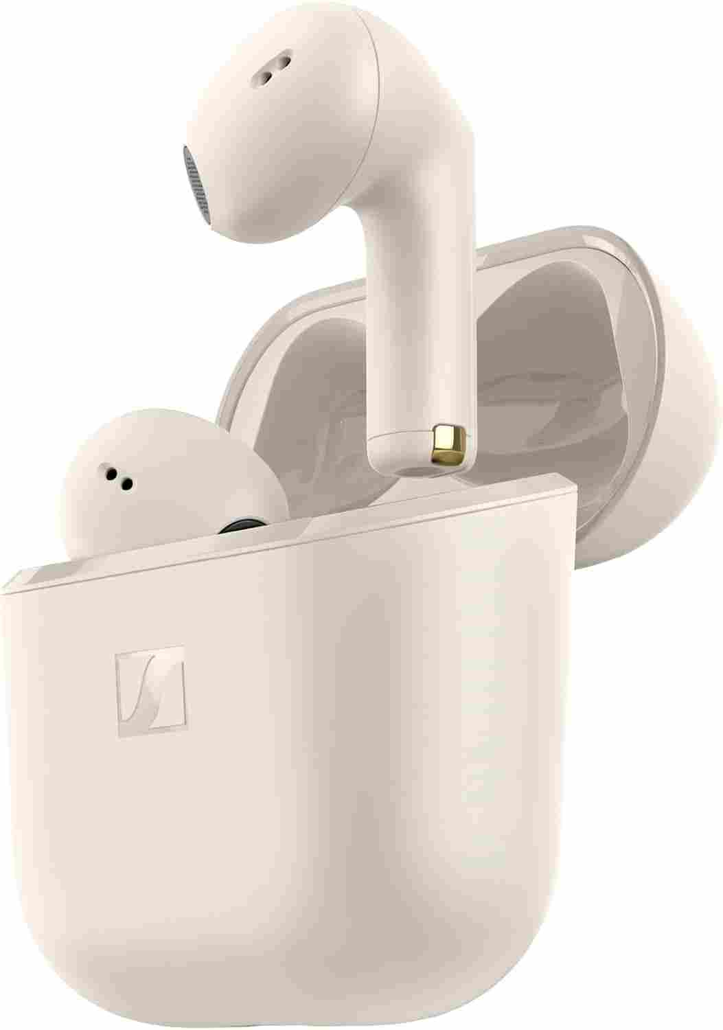 Sennheiser Accentum Open True Wireless Earbuds White | Premium Open-Ear TWS