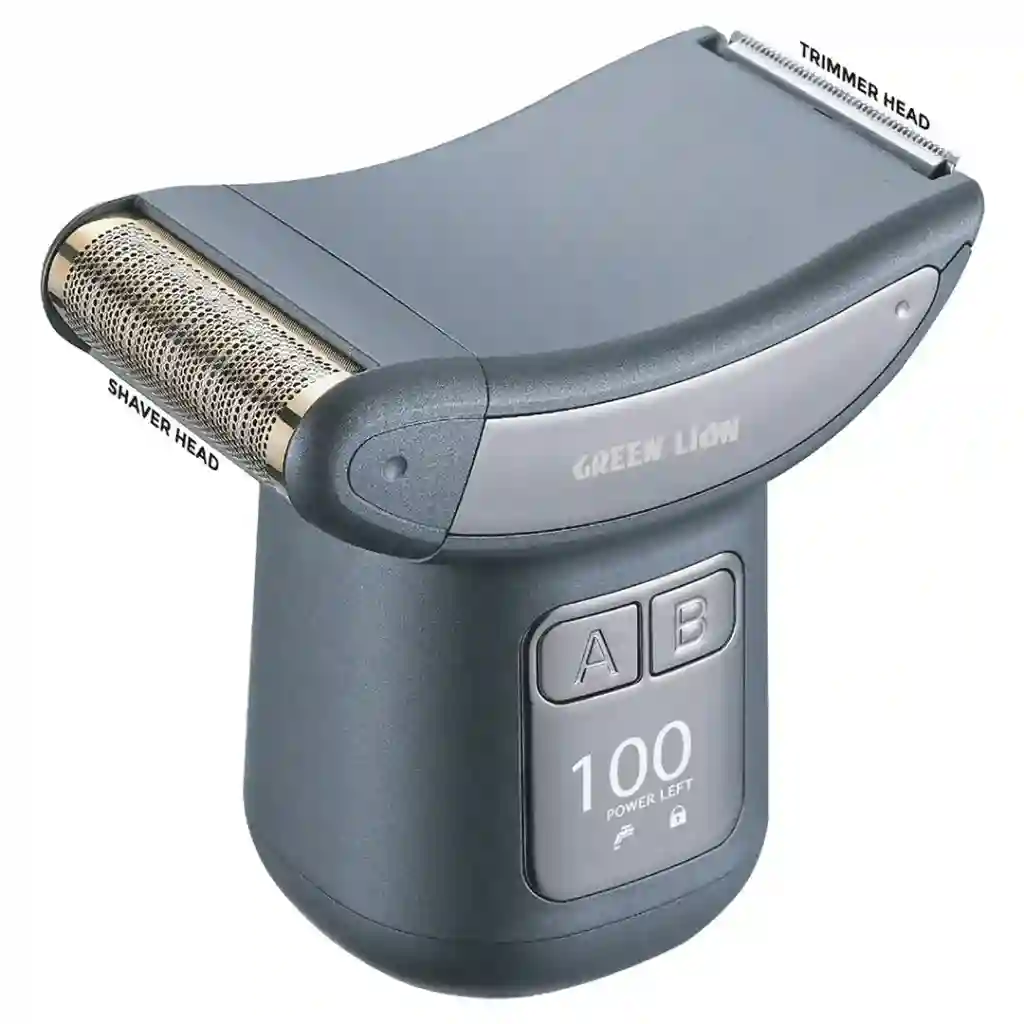 Green Lion FlexGroom 2 in 1 Body Groomer | Precision Shaver & Trimmer for Men