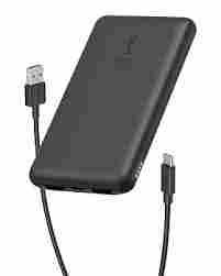 Belkin BoostCharge 3-Port 10K Power Bank with USB-C 15W, Dual USB-A, 15cm USB-A to USB-C Cable, Black (BL-PB-B011-10000C-BLK / BPB011btBK)