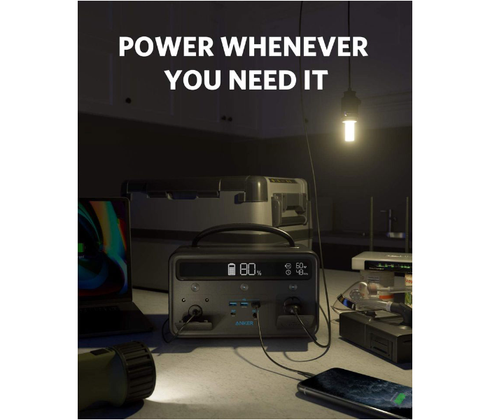 Anker PowerHouse II 400 Portable Power Station – 516W Output