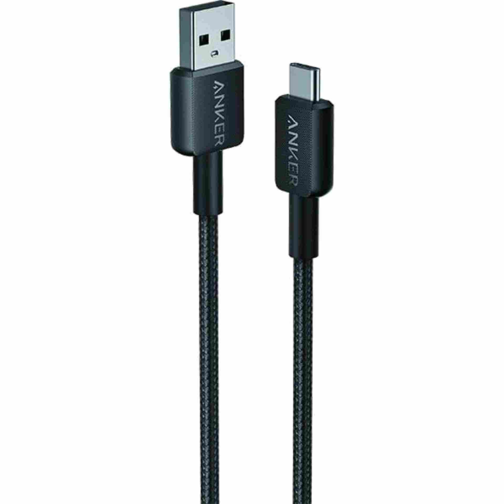 Anker 322 USB-A to USB-C Cable 3ft Black (A81H5H11)