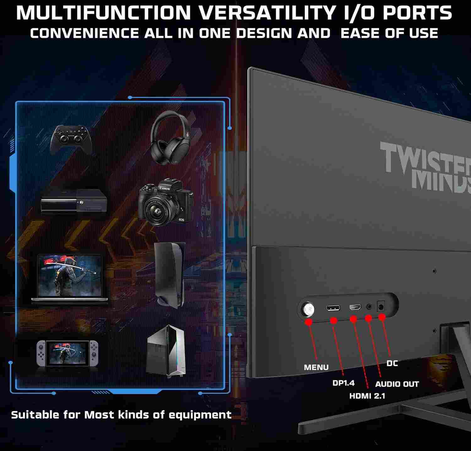 Twisted Minds 27" TM27FHD180IPS Gaming Monitor