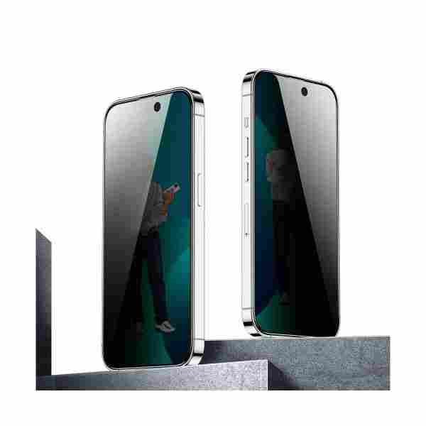 Green Steve Privacy A/B Screen Protector for iPhone 14 Pro / 14 Pro Max