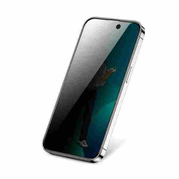 Green Steve Privacy A/B Screen Protector for iPhone 14 Pro / 14 Pro Max