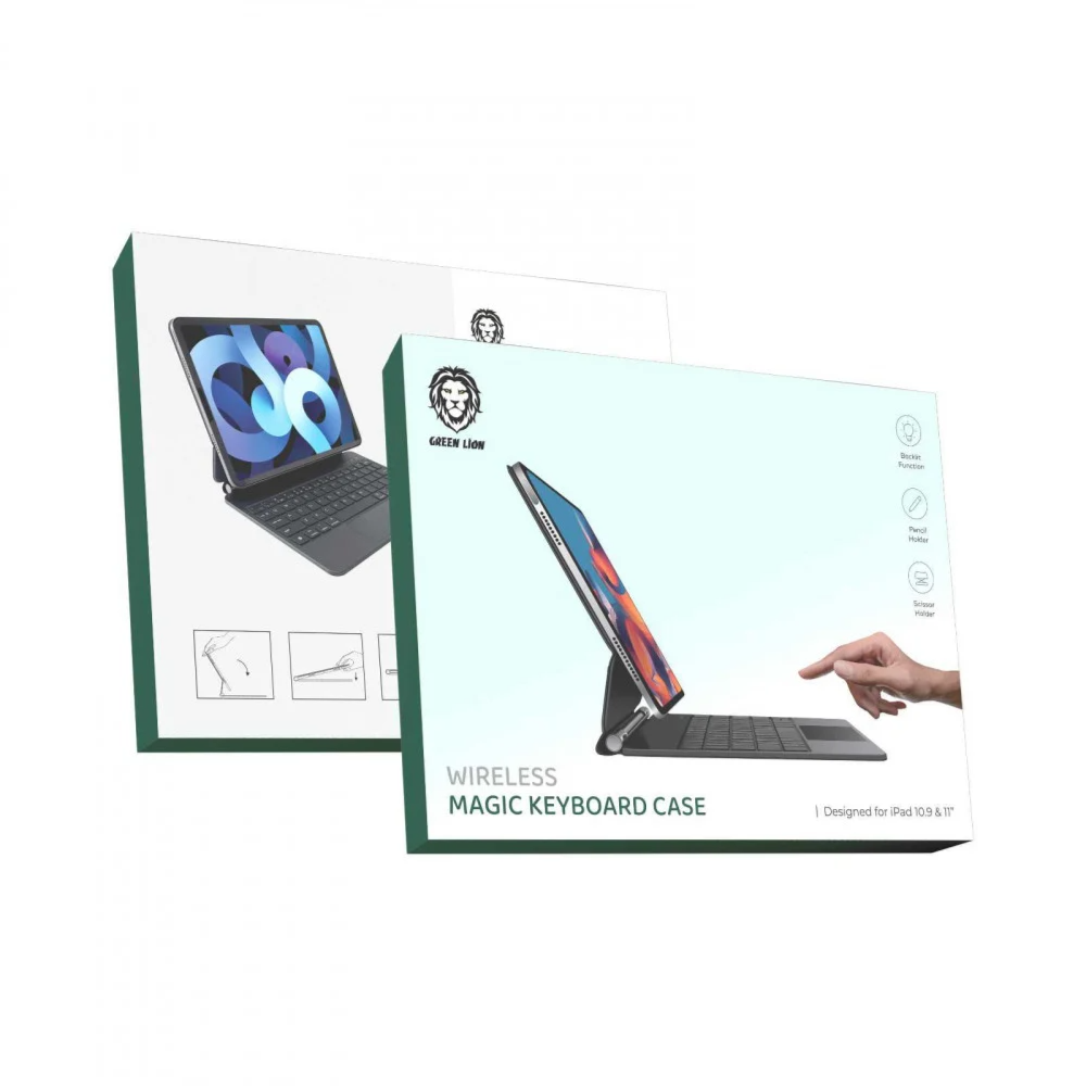 Green Wireless Keyboard 10.9