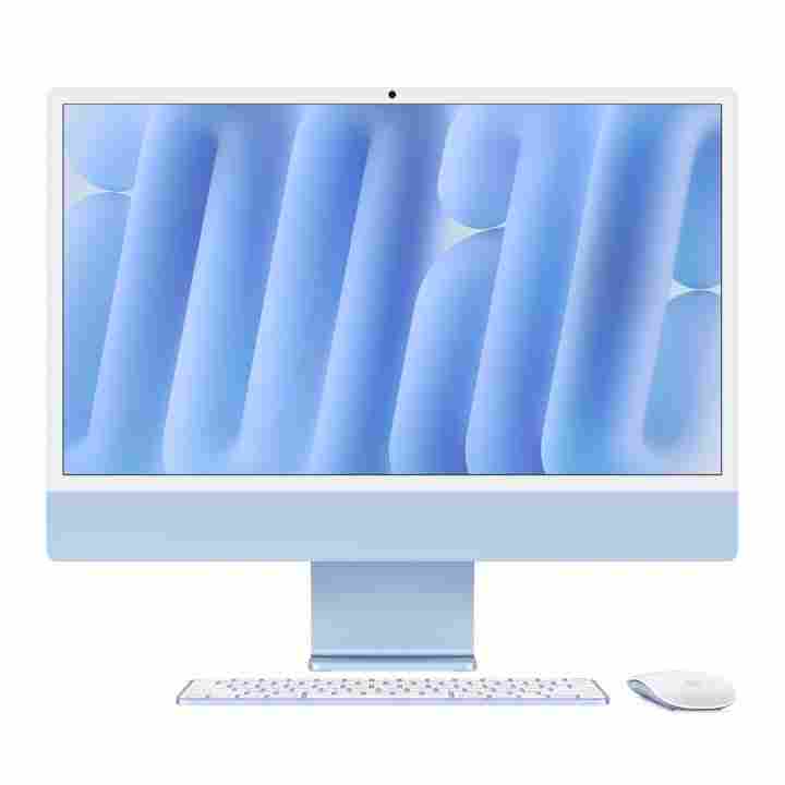 Apple iMac M4 24" Blue – 8-Core CPU / 8-Core GPU / 16 GB / 256 GB SSD (MWUF3AB/A)