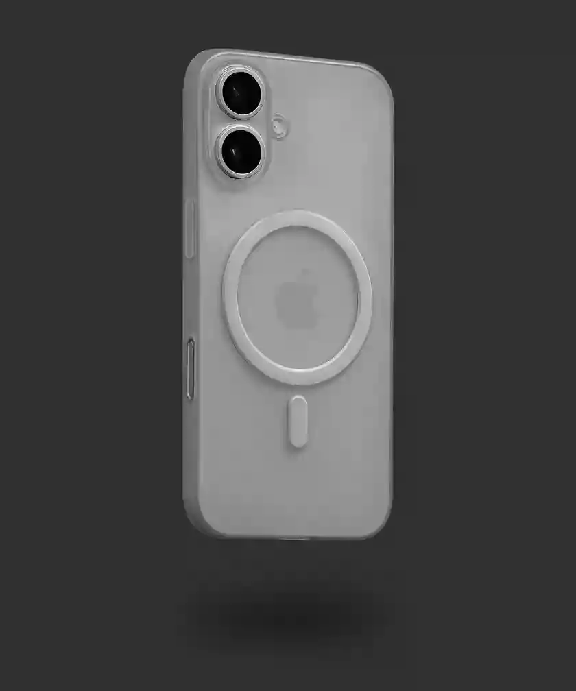 MagSafe Case for iPhone 16 Plus – Transparent Magnetic Shockproof Back Cover