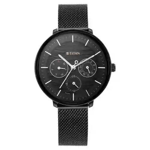 Titan Workwear Analog Stainless Steel Strap Watch for Women | Elegant Office Wear Watch