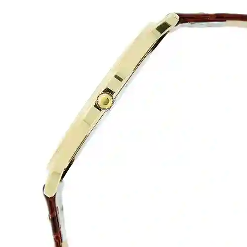 Titan Edge White Dial Analog with Date Leather Strap Watch for Men | Ultra-Slim Luxury Timepiece