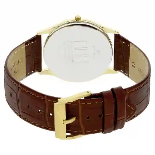 Titan Edge White Dial Analog with Date Leather Strap Watch for Men | Ultra-Slim Luxury Timepiece