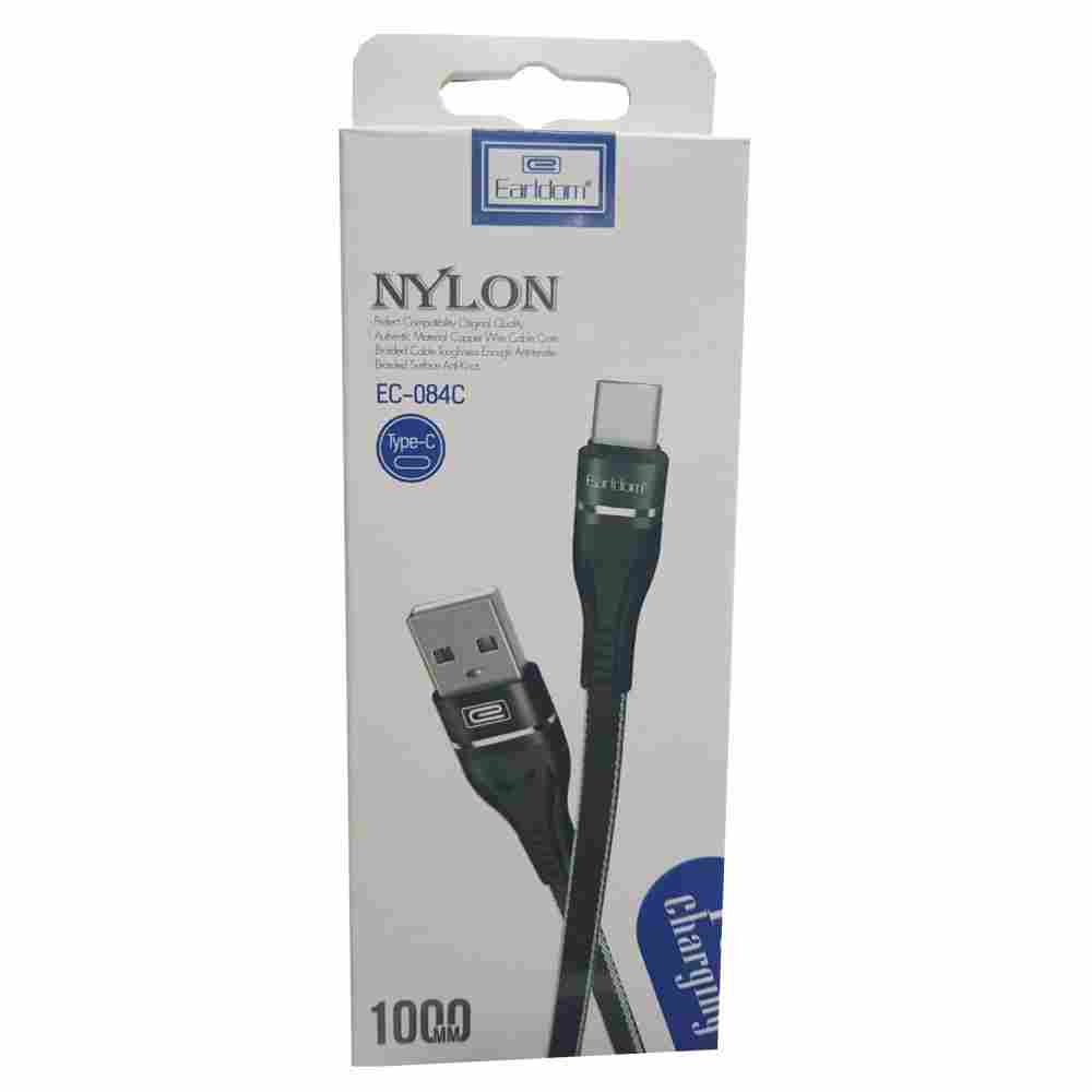 Eardom Nylon USB A to C EC-084C | Durable Fast Charging Cable | Qatar