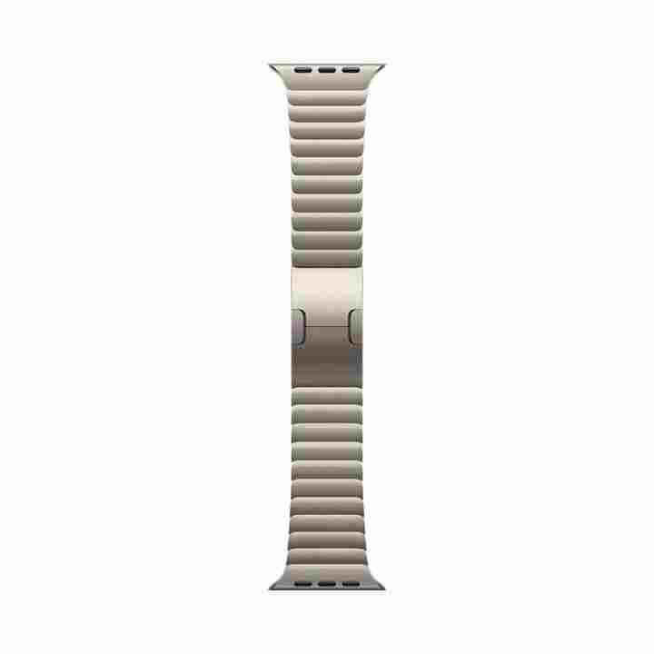 Apple Watch 46mm Natural Link Bracelet - Premium Stainless Steel Strap | Qatar | MXMF3ZM/A