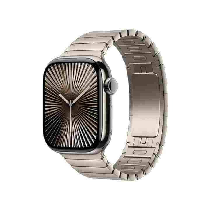 Apple Watch 46mm Natural Link Bracelet - Premium Stainless Steel Strap | Qatar | MXMF3ZM/A