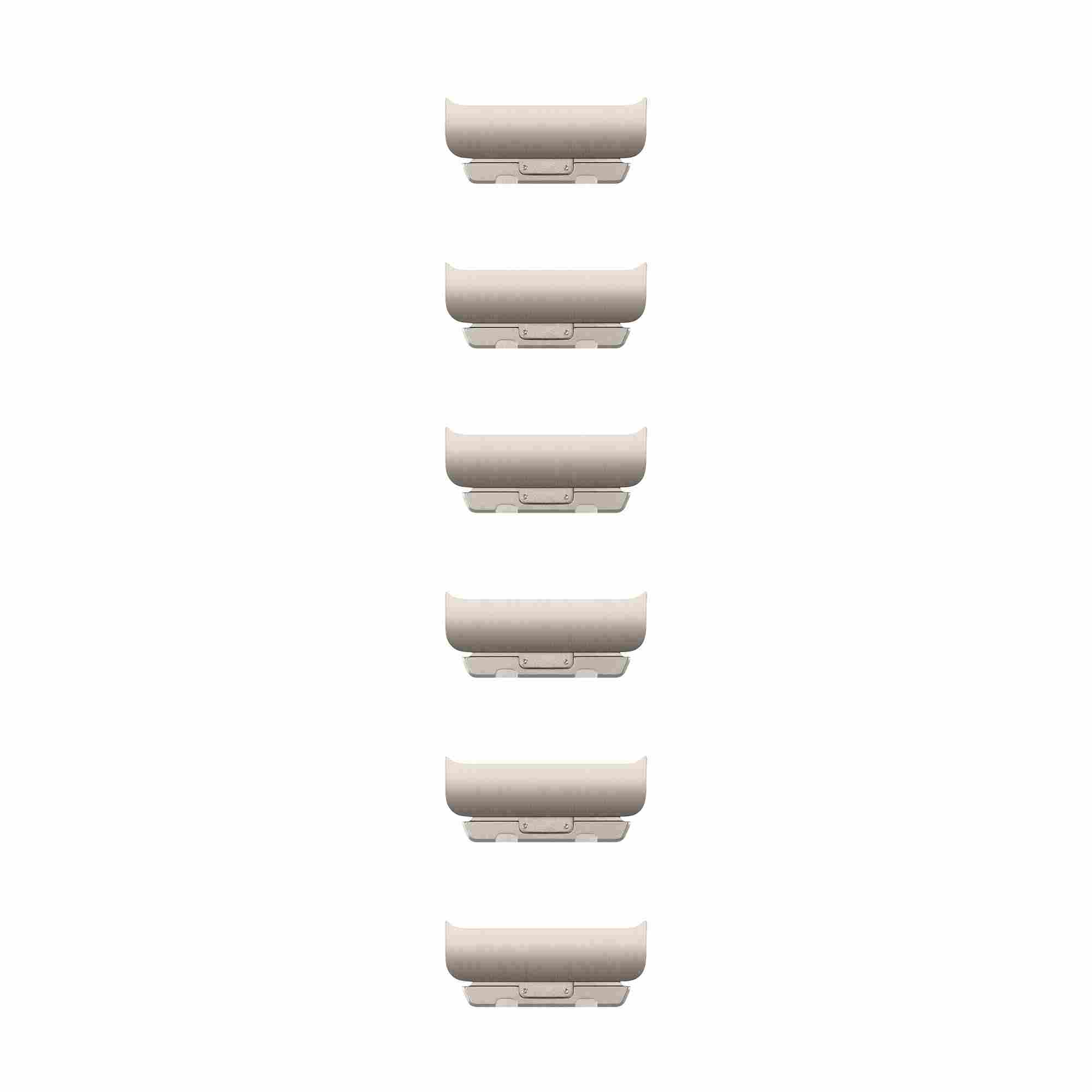 Apple Watch 46mm Natural Link Bracelet XL - Premium Stainless Steel Strap | Qatar | MXMG3ZM/A