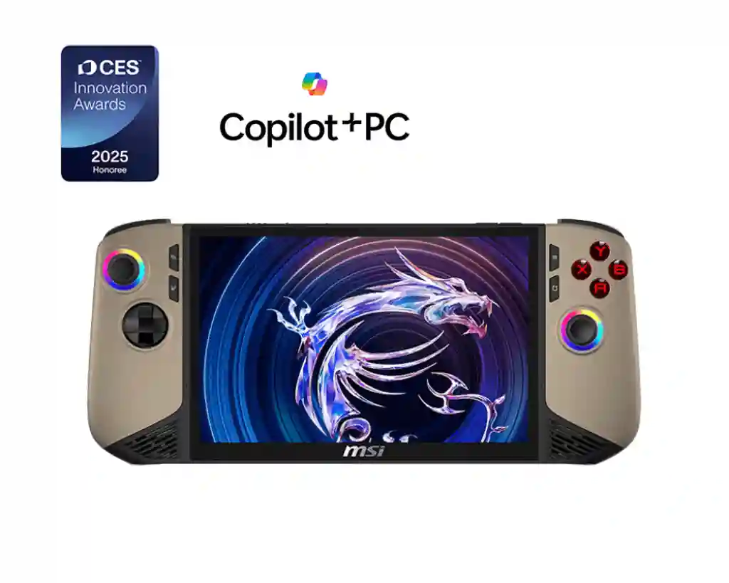 MSI Claw 8 AI+ Handheld Gaming Console Ultra 7-258V / 32GB / 1TB SSD / 8" Sandstorm | Windows 11 | Qatar