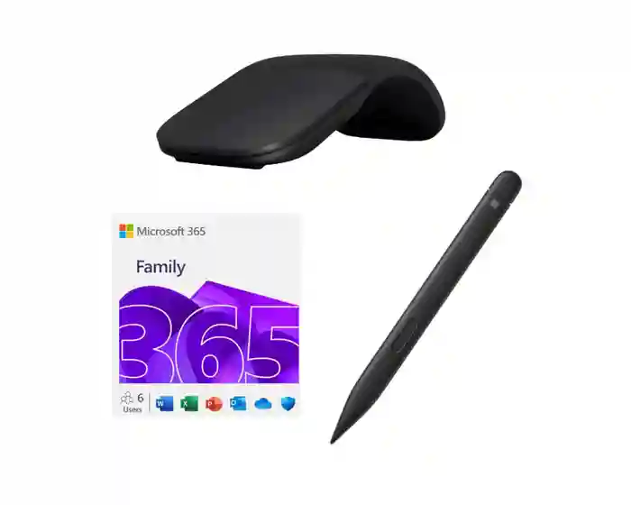 Microsoft Surface Arc Mouse + Slim Pen + Microsoft 365 Family 6 Users Bundle | Qatar