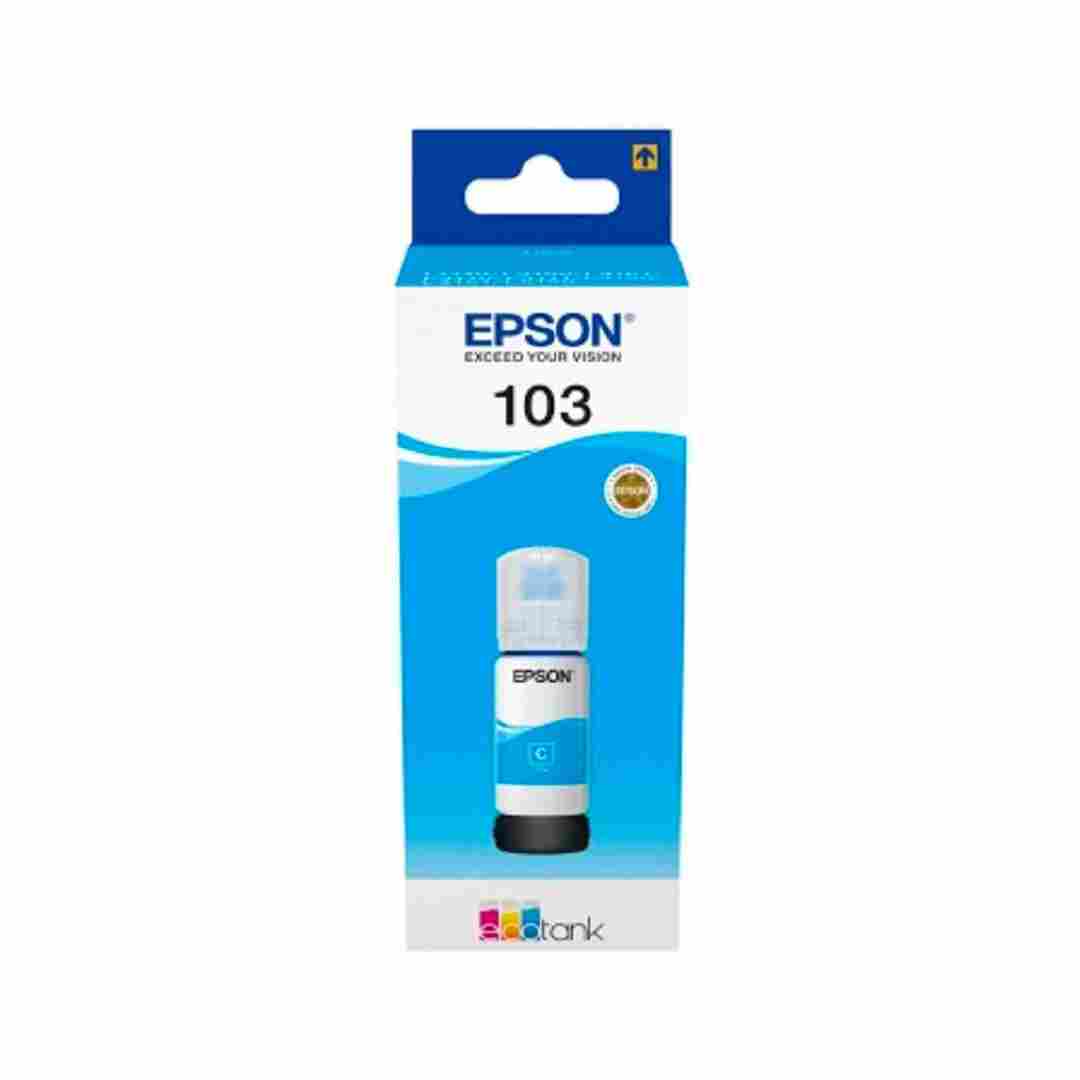 Epson 103 Cyan Ink Bottle C13T00S24A | Qatar