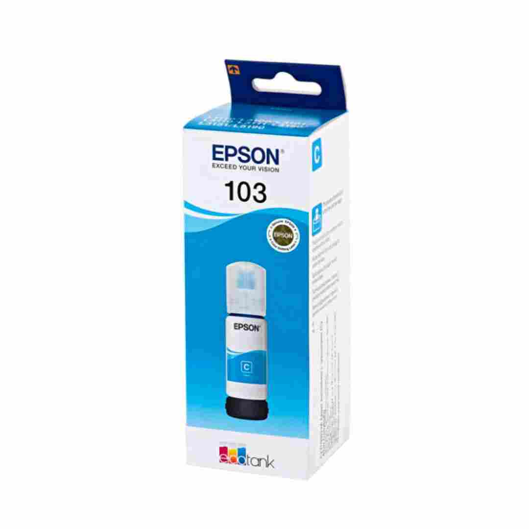 Epson 103 Cyan Ink Bottle C13T00S24A | Qatar