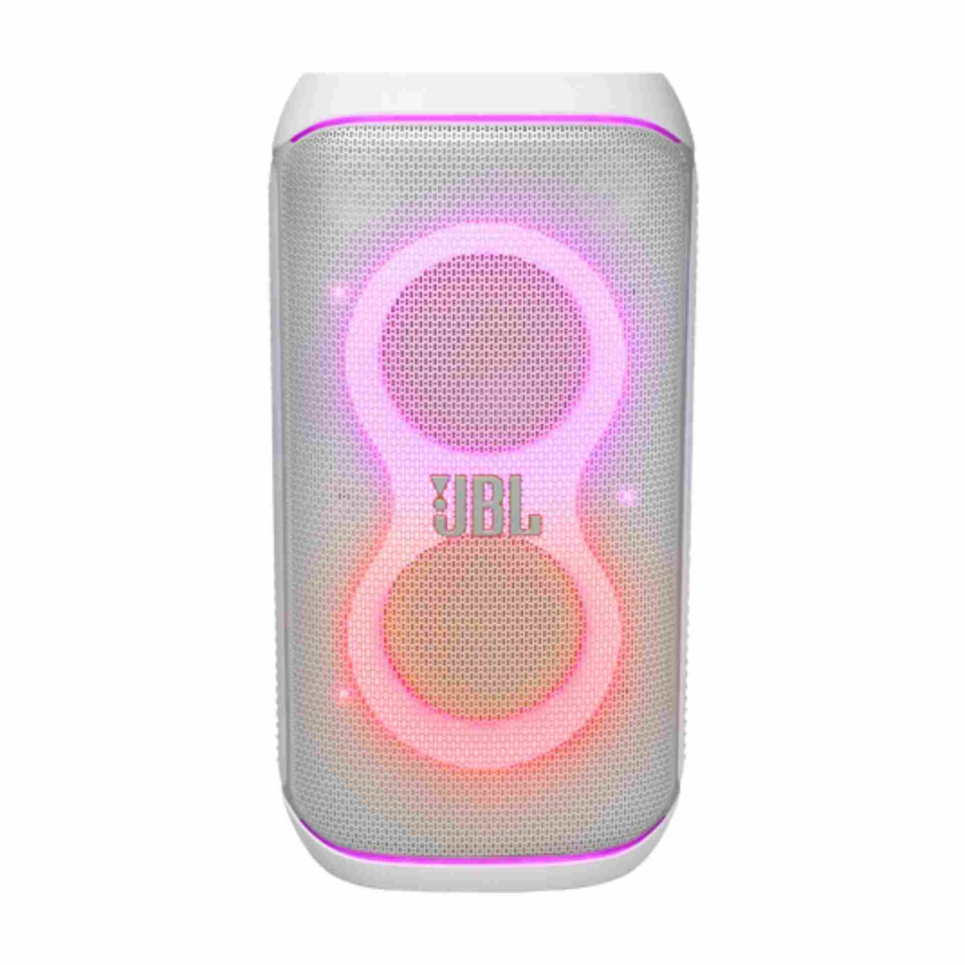 JBL PartyBox Club 120 White Portable Party Speaker | Powerful Sound & Futuristic Lightshow