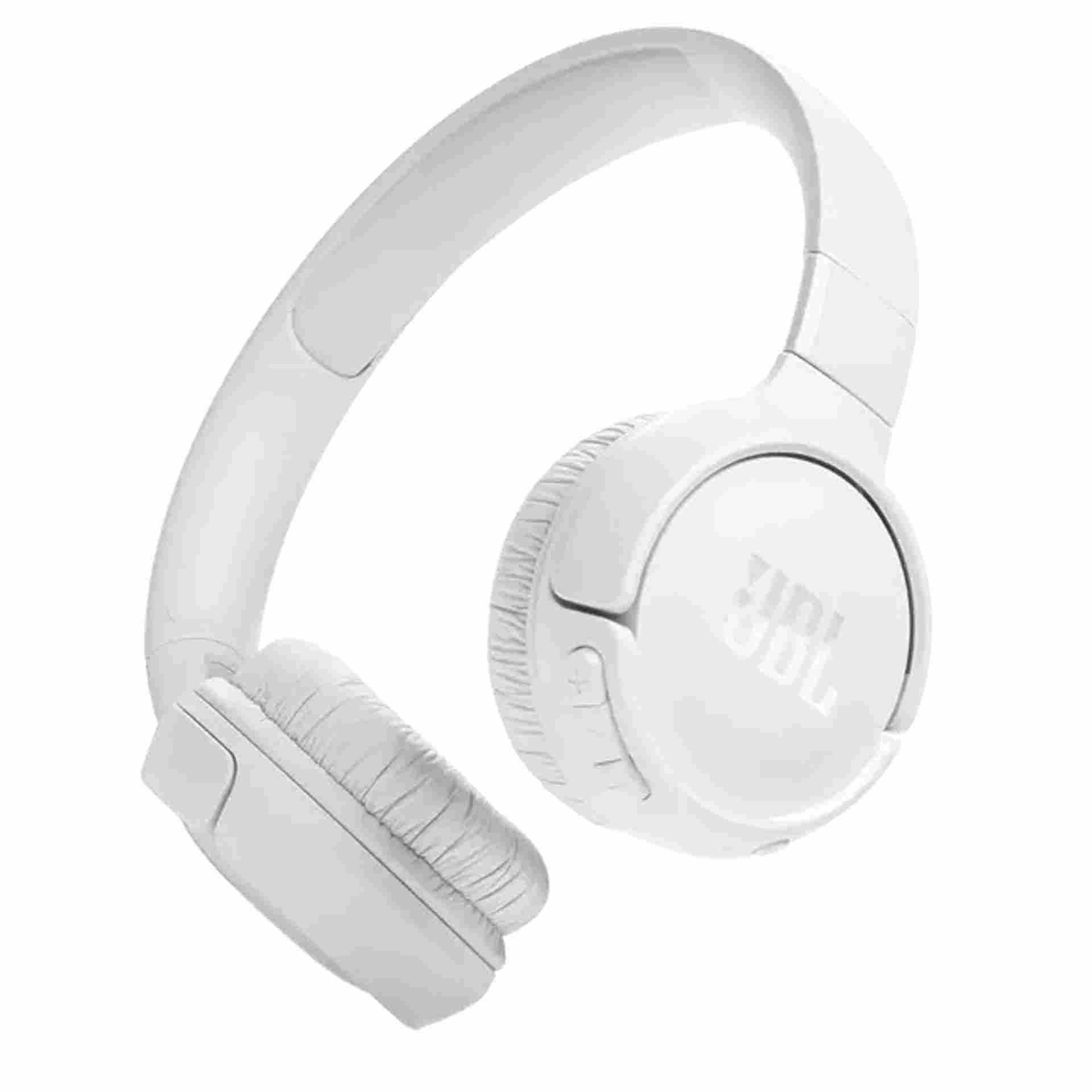 JBL T520BT White Wireless On-Ear Headphone with Pure Bass Sound | Qatar