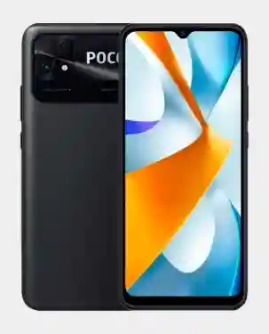 POCO C40 4GB 64GB Power Black | 6.71" Display & 6000mAh Battery | Qatar