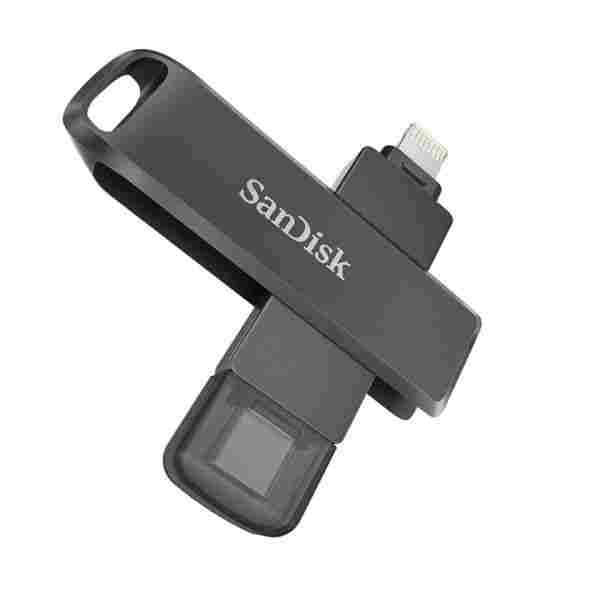 SanDisk iXpand Flash Drive Luxe 128GB | USB Type-C & Lightning Connector | 90MB/s