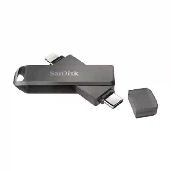 SanDisk iXpand Flash Drive Luxe 256GB | USB Type-C & Lightning Connector | 90MB/s