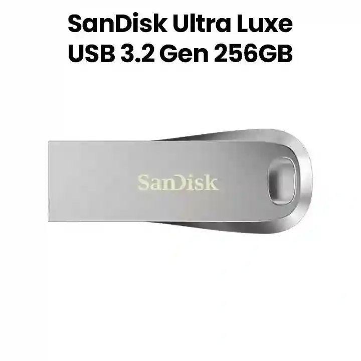 SanDisk Ultra Luxe USB 3.2 Gen 1 256GB | 150MB/s Read | Metal Flash Drive | Qatar