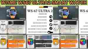 WS-67 Ultra 2 Smart Watch – Large 2.0″ AMOLED Display with 3-Strap Bundle