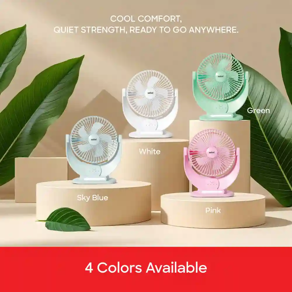 Sanford Rechargeable Mini Fan SF6669MFN