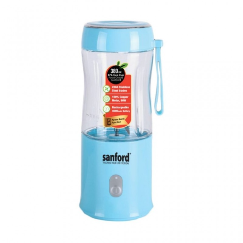 Sanford USB Rechargeable Blender 60 Watts 380ML SF6810BR