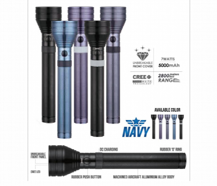 Sanford Rechargeable LED Search Light Combo 5 in 1 (2SC+2SC+2SC+2SC+2SC) SF6194SLC BS