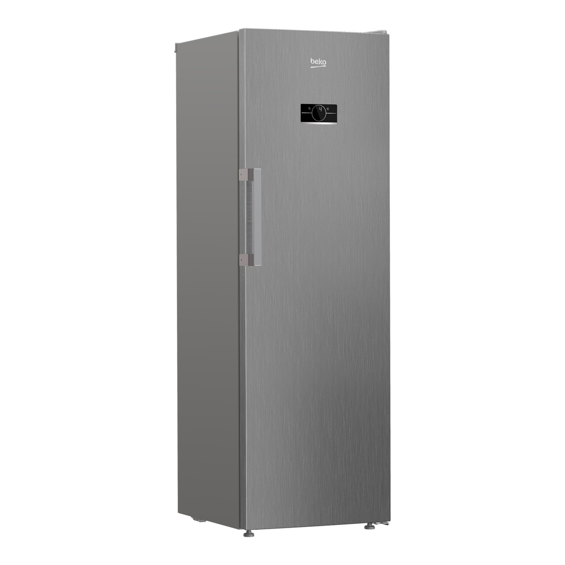 Beko Upright Freezer 447L Titanium Inox RLNE500X