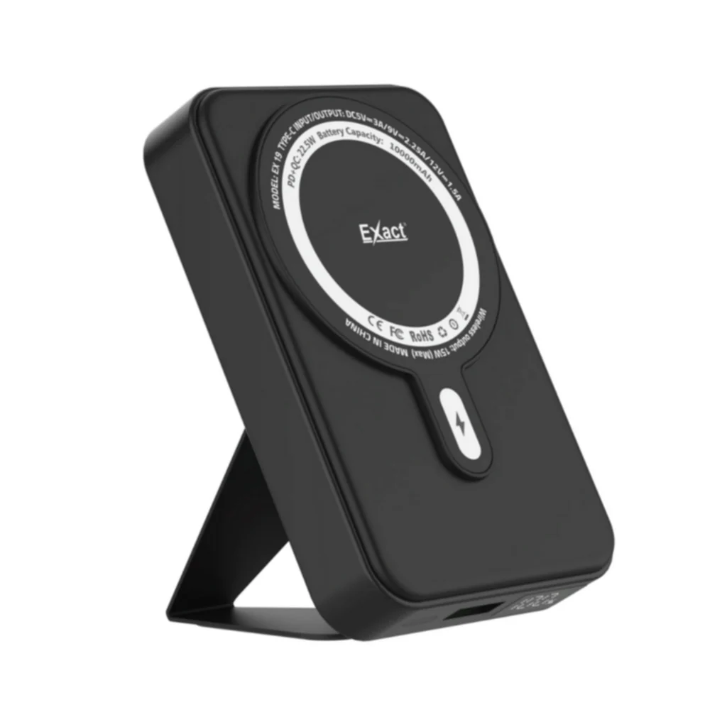 Exact Power Bank MagSafe 10000mAh Quick Charge EX19 Black