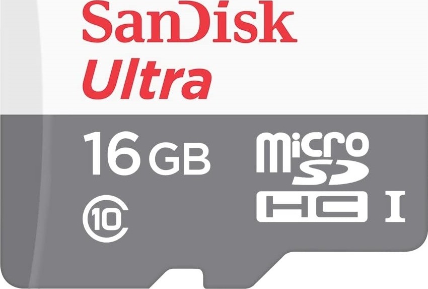 SanDisk Ultra 16GB UHS-I Class 10 MicroSDHC Card SDSQUNS-016G-GN3MN