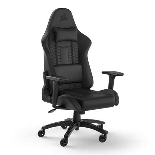 Corsair TC100 Relaxed Leather Gaming Chair Black