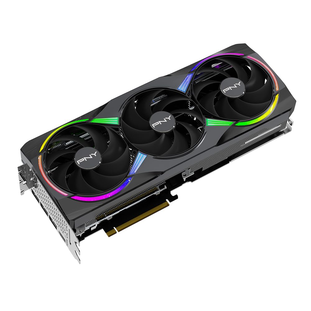 PNY GeForce RTX 5080 16GB ARGB Triple Fan Overclocked Graphics Card
