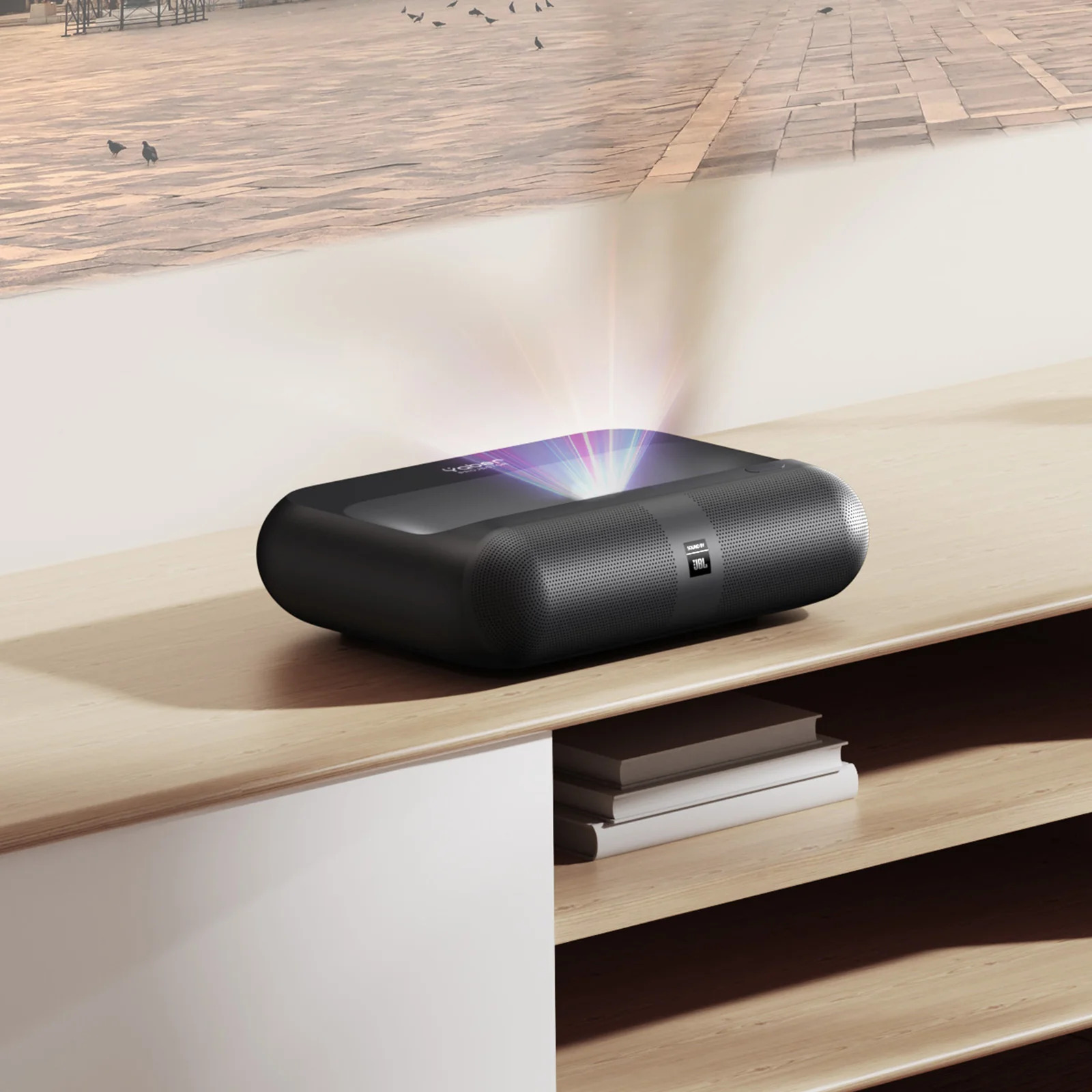 YABER K300S Ultra Short Throw Laser Projector 1000 ANSI JBL Dolby CCK02259