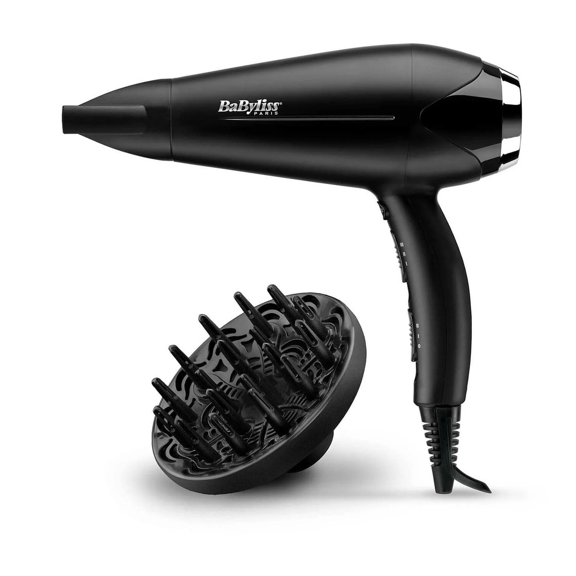 BaByliss Hair Dryer 2200W Ionic Tourmaline With Diffuser D572DSDE