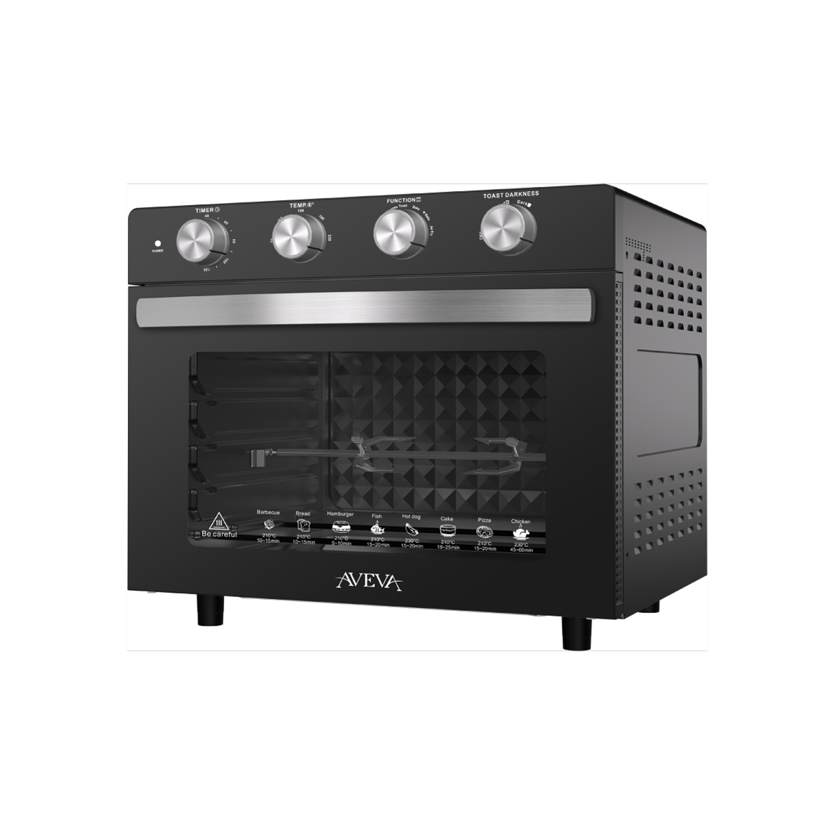 Aveva AV-HHEAFO45 Electric Oven 45L Air Fry Black