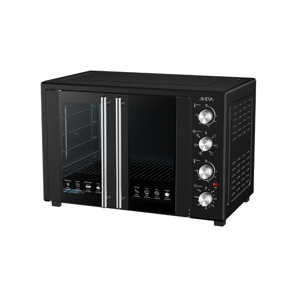 Aveva AV-HHEO120DD Electric Oven 120L 2800W Double Door Black