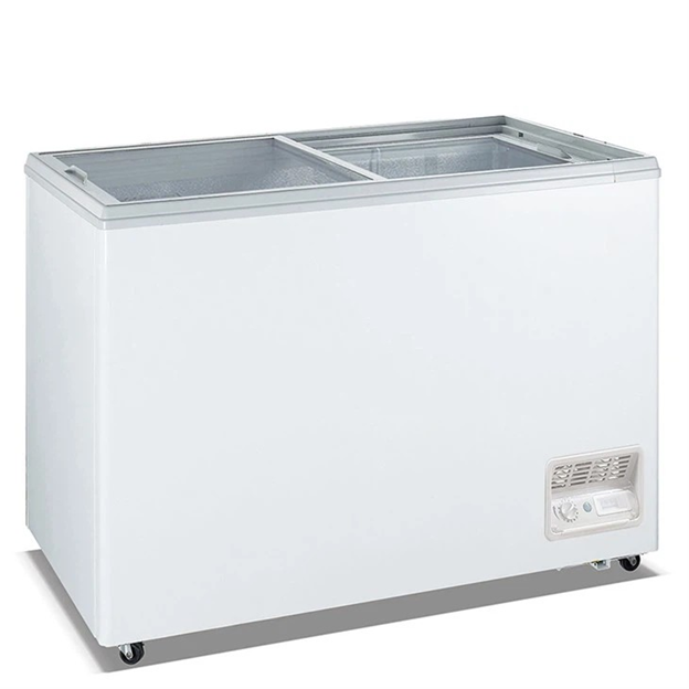 AVEVA WD-200 200L Chest Freezer Glass Top White | Qatar