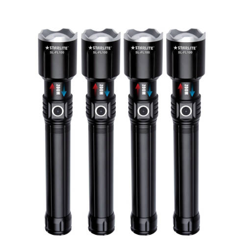 STARLITE Zoom Light 30W 12000mAh 4x3SC Rechargeable Flashlight SL-FL100