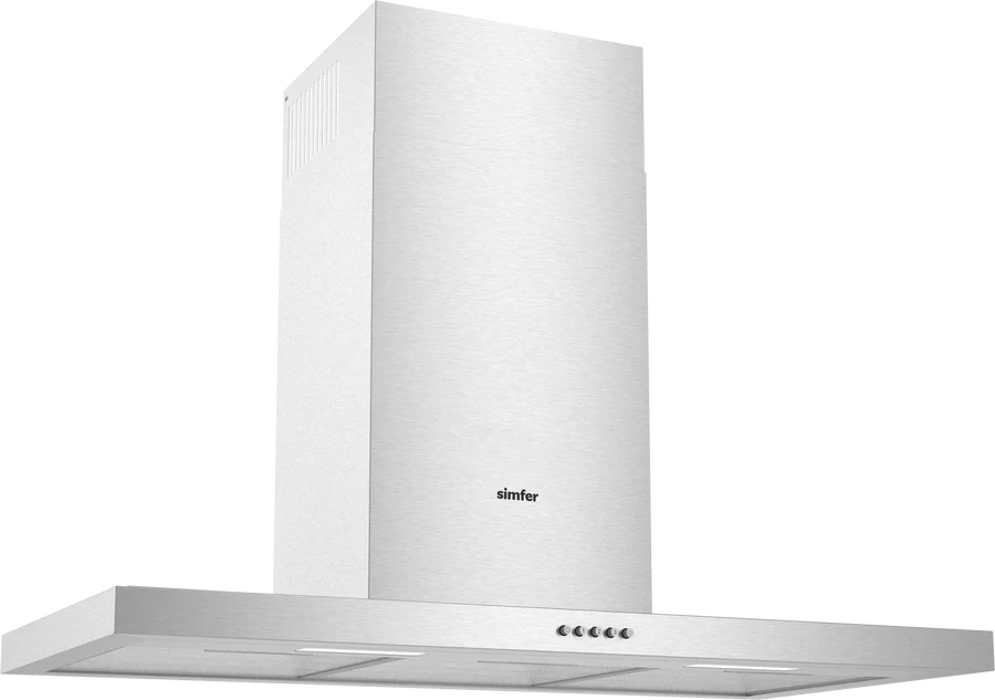 Simfer 90cm Wall Mounted Hood Inox 3 Speed 500m3h SMF8933